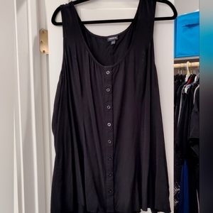 Torrid Black Dress Tank Size 3
